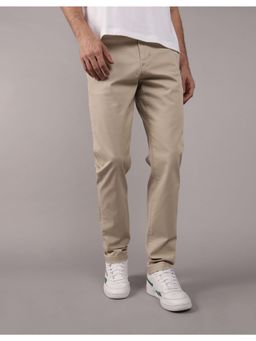 American Eagle - Men Neutral Flex Slim Lived-In Khaki Trouser