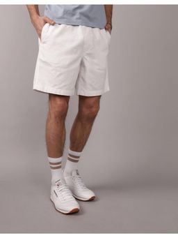 American Eagle - Men Flex 8 Lived-In Linen-Blend Trekker Shorts