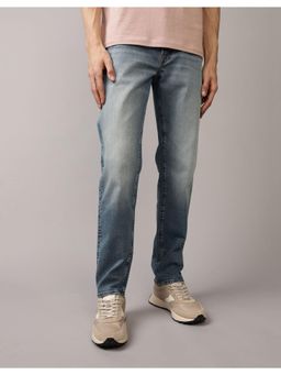 American Eagle - Mens Blue Airflex Slim Straight Jeans