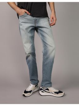 American Eagle - Mens Blue Airflex Slim Straight Jeans