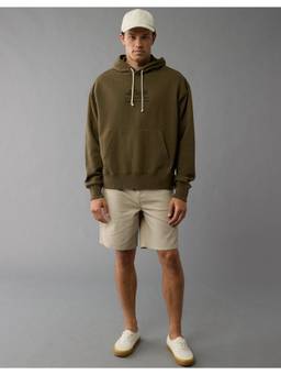 American Eagle - Men Green Logo Graphic Hoodie