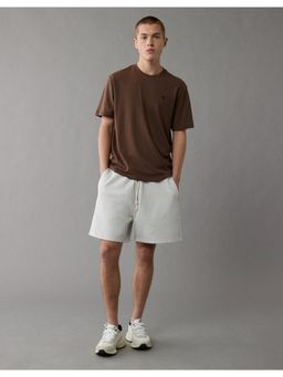 American Eagle - Men Brown Solid T-Shirt