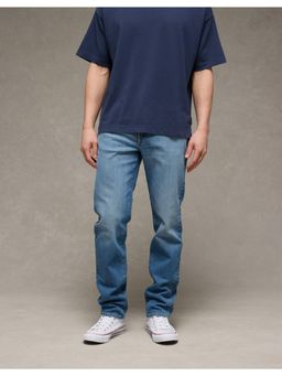 American Eagle - Men Blue AirFlex+ Slim Straight Jeans