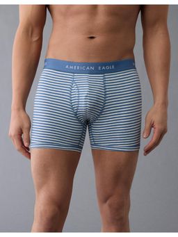 American Eagle - Mens Blue Stripes 4.5 Classic Boxer Brief