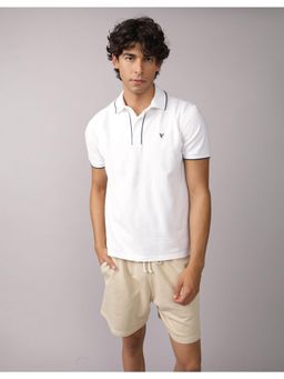 American Eagle - Men White Polo Shirts