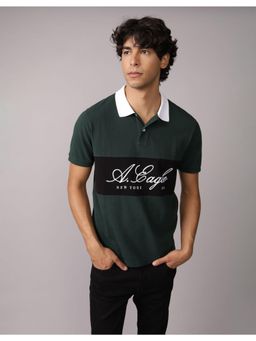 American Eagle - Men Green Polo Shirts