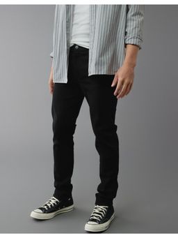 American Eagle - Men Black Solid Regular Fit Casual Jeans