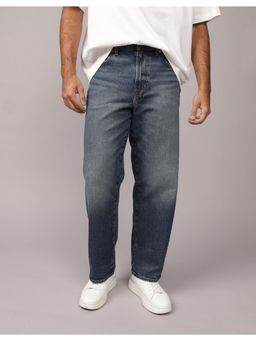 American Eagle - Men Blue Solid Loose Fit Casual Jeans