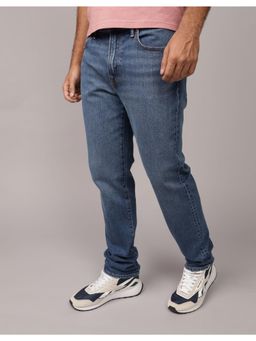 American Eagle - Men Blue Solid Regular Fit Casual Jeans