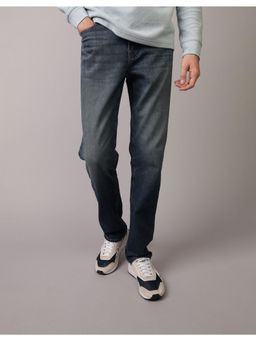 American Eagle - Men Blue Solid Regular Fit Casual Jeans