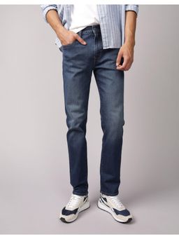 American Eagle - Men Blue Solid Regular Fit Casual Jeans