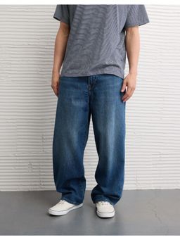 American Eagle - Men Blue Baggy Jeans