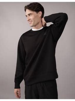 American Eagle - Men Black 24/7 Round Neck Sweatshirt