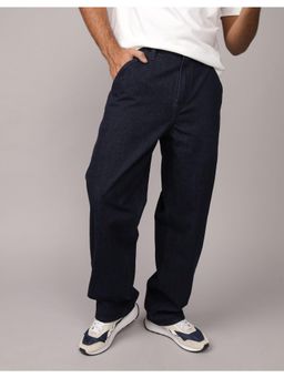 American Eagle - Mens Navy Blue Loose Fit Jeans