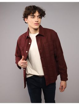 American Eagle - Men Maroon Casual Shirt