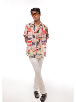 Pallavi Agarwal - Multi-Color Crimson Shirt And Mateo Pant