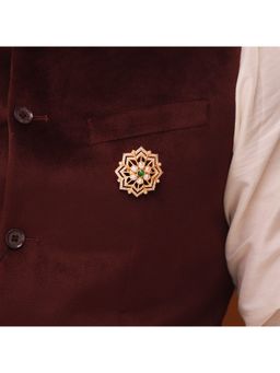 Voylla - Kings Of Rajasthan Rajveer Multi-Color Brooch