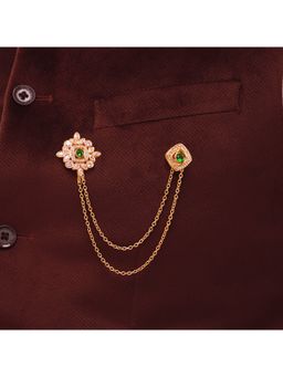 Voylla - Kings Of Rajasthan Adhiraj Multi-Color Brooch