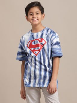 Kidsville - Superman Printed Multicolor Boys T-Shirt