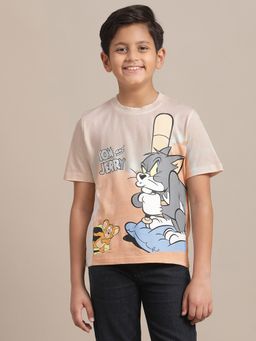 Kidsville - Tom & Jerry Printed Multicolor Boys T-Shirt