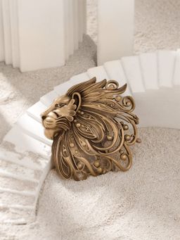 Cosa Nostraa - Men Gold Superb Simba Brooch