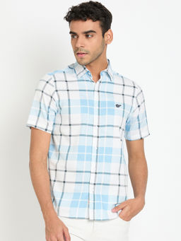 Club York - Sky Checked Shirt