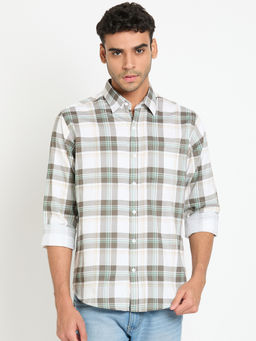 Club York - Olive Checked Shirt