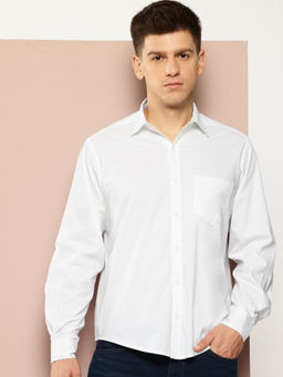 Club York - White Casual Shirt
