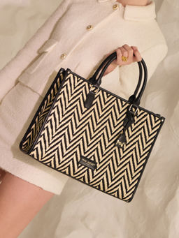 MINI WEST LONDON - Black Times Square Luxury Tote Bag