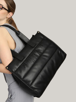 MINI WEST LONDON - Black Parisian Luxury Tote Bag