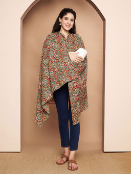 Secret Wish - Maroon Paisley Cotton Nursing Cover