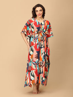 The Mom Store - Pop and Float Maternity and Nursing Kaftan Nighty
