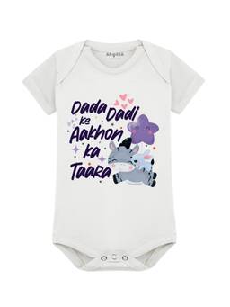 Arvesa - Dada Dadi Ke Aankhon Ka Tara Printed Bodysuit