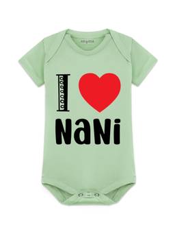 Arvesa - I Love Nani Typography Bodysuit