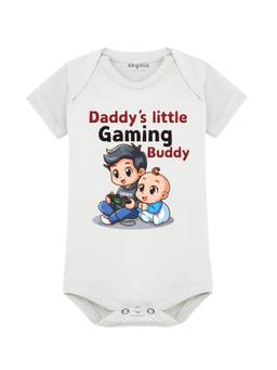 Arvesa - Daddy Little Gaming Buddy Printed Bodysuit