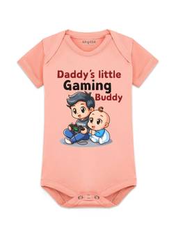 Arvesa - Daddy Little Gaming Buddy Printed Bodysuit