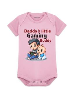Arvesa - Daddy Little Gaming Buddy Printed Bodysuit