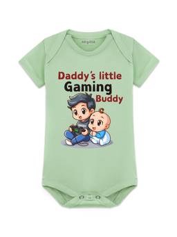 Arvesa - Daddy Little Gaming Buddy Printed Bodysuit