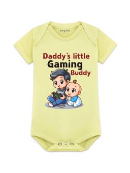 Arvesa - Daddy Little Gaming Buddy Printed Bodysuit