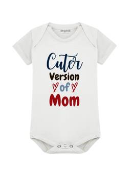 Arvesa - Cuter Version Of Mom Typography Bodysuit