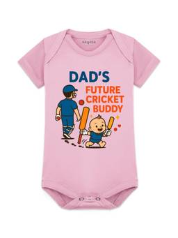 Arvesa - Dad's Future Cricket Buddy Printed Bodysuit