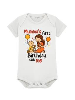 Arvesa - Mumma's First Birthday With Me Graphic Bodysuit