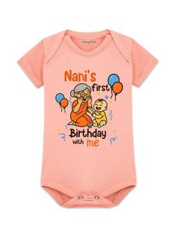 Arvesa - Nani's First Birthday With Me Graphic Bodysuit