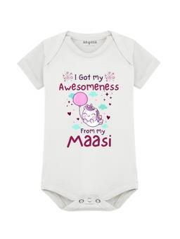 Arvesa - I Got Awesomeness From My Maasi Graphic Bodysuit