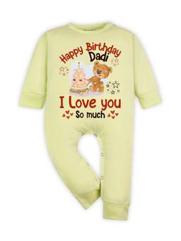 Arvesa - Happy Birthday Dadi I Love You So Much Graphic Romper