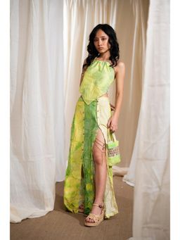 Banana Labs - Marina Button Down Crinkled Long Skirt