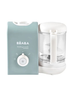 Beaba - Babycook Express BS Plug Baltic Blue - 4m Plus