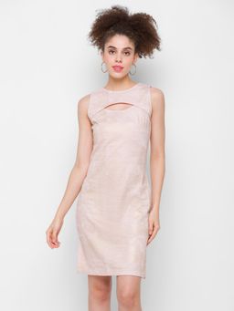Globus - Printed Peach Dress