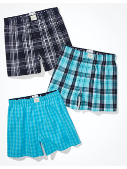American Eagle - Men Multi-colored Stretch Boxer Short 3-pack