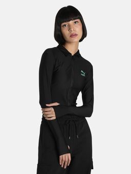 Puma - X Dua Lipa Longsleeve Fitted Women Black T-shirt